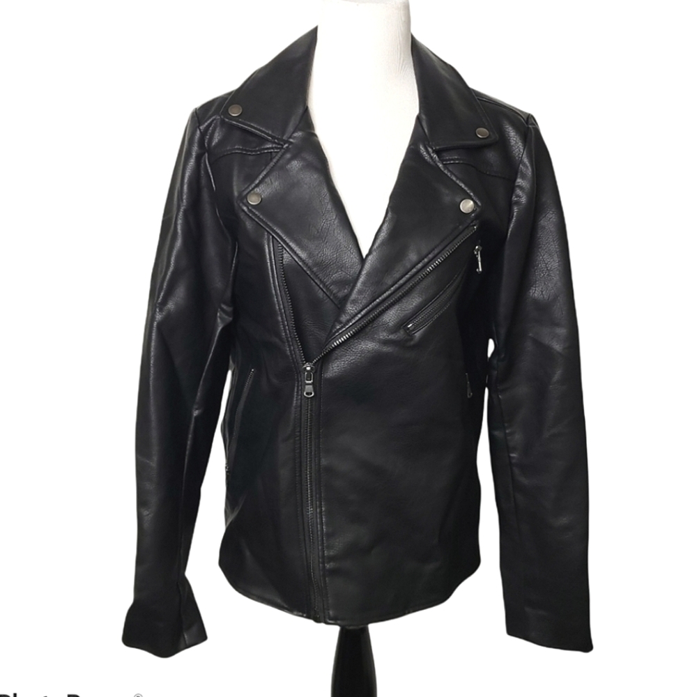 JUGHEAD RIVERDALE SOUTHSIDE SERPENTS MEN WOMEN BIKER Faux Leather Medium - Picture 2 of 14